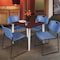 Regency Kahlo Square Table & Chair Sets, 36 W, 36 L, 29 H, Wood, Metal, Polypropylene Top, Mahogany TPL3636MHCM44BE - alternate 4